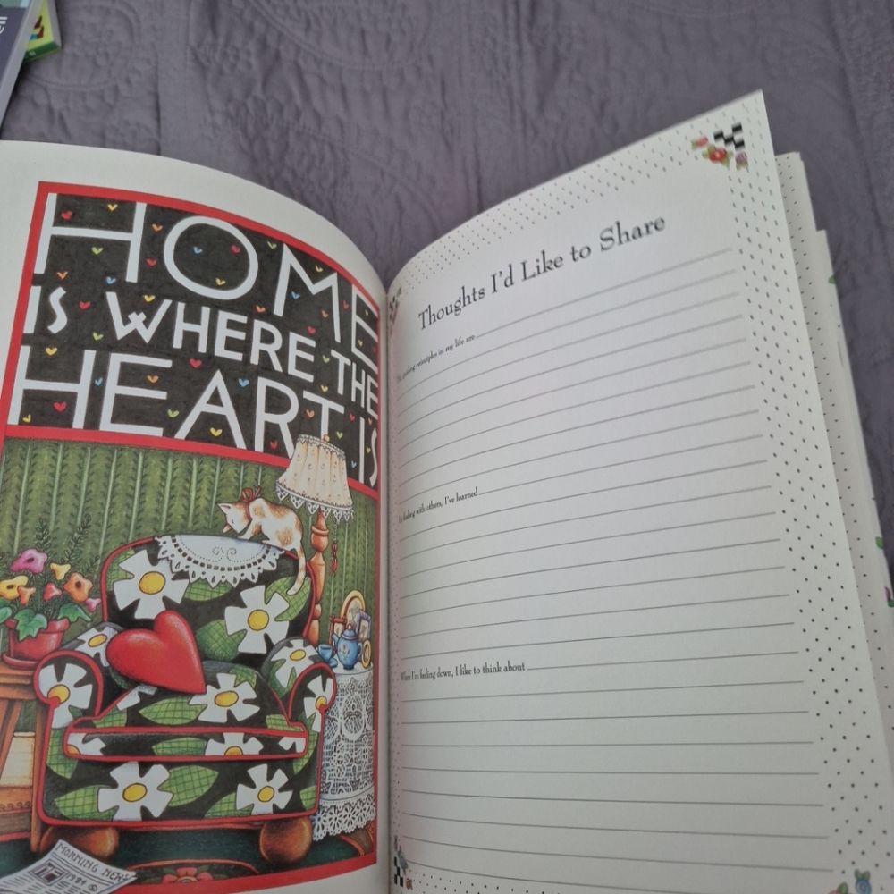 Mother's Journal by Mary Engelbreit 1993 Writing Om Inside Cover Only - Picture 5 of 14
